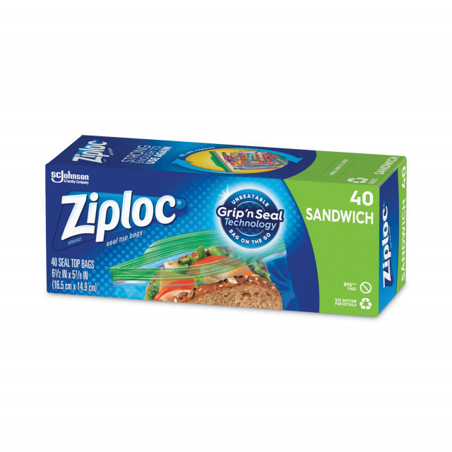 Resealable Sandwich Bags, 1.2 mil, 6.5