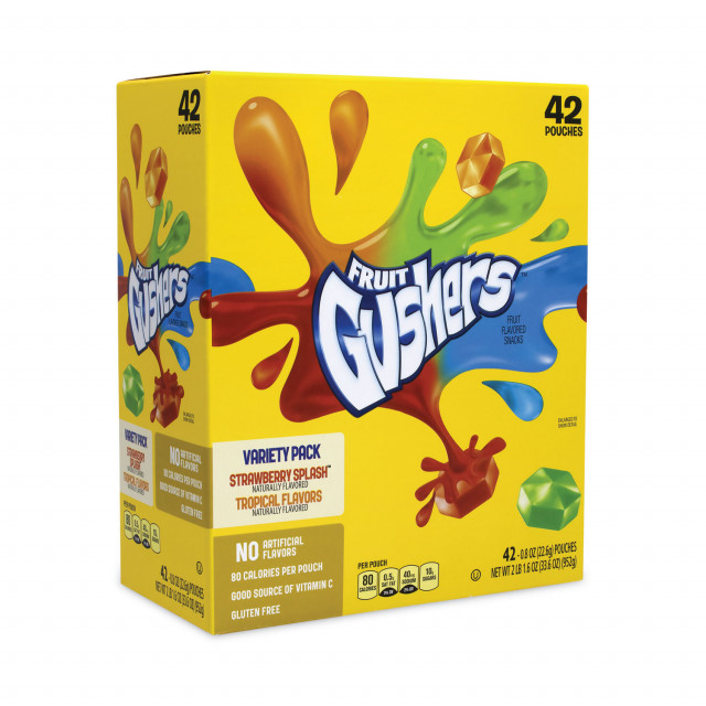 Betty Crocker™ Fruit Gushers Fruit Snacks, Strawberry and Betty Crocker™ Fruit Gushers Fruit Snacks, Strawberry and