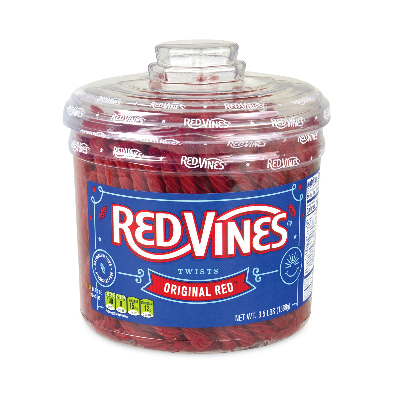 RED VINES Red Ropes Licorice Candy, 12oz Bag
