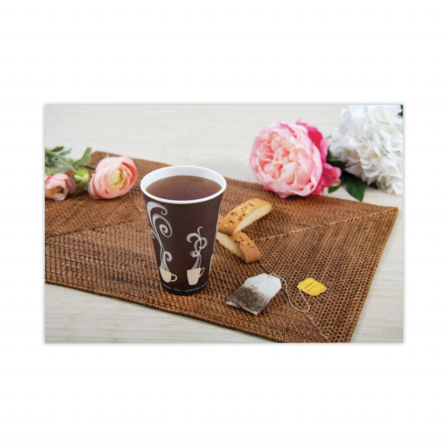 Thermoguard Insulated Paper Hot Cups by Dart® DCCDWTG16W