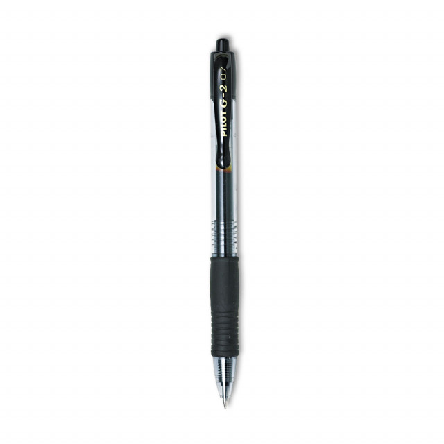 Pilot G2 Gel Ink Roller Ball Fine Point Pen, Black - 12 Pack
