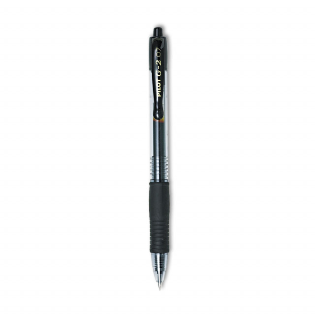 Pilot G2 pens retractable Gel Roller ballpoint Extra Fine 05 pt Black &  Blue Bundle (6) 