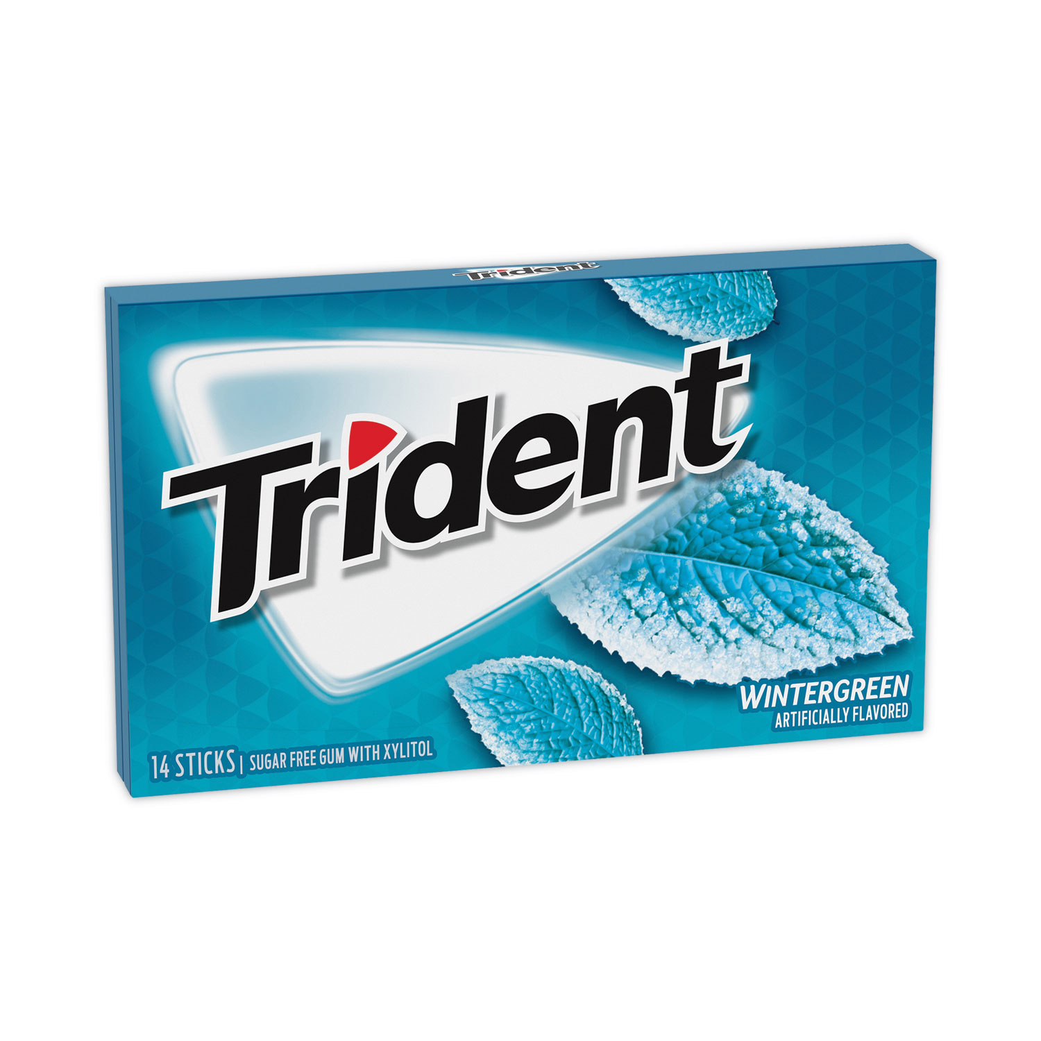 Trident® Sugar-Free Gum, Wintergreen, 14 Sticks/Pack, 12
