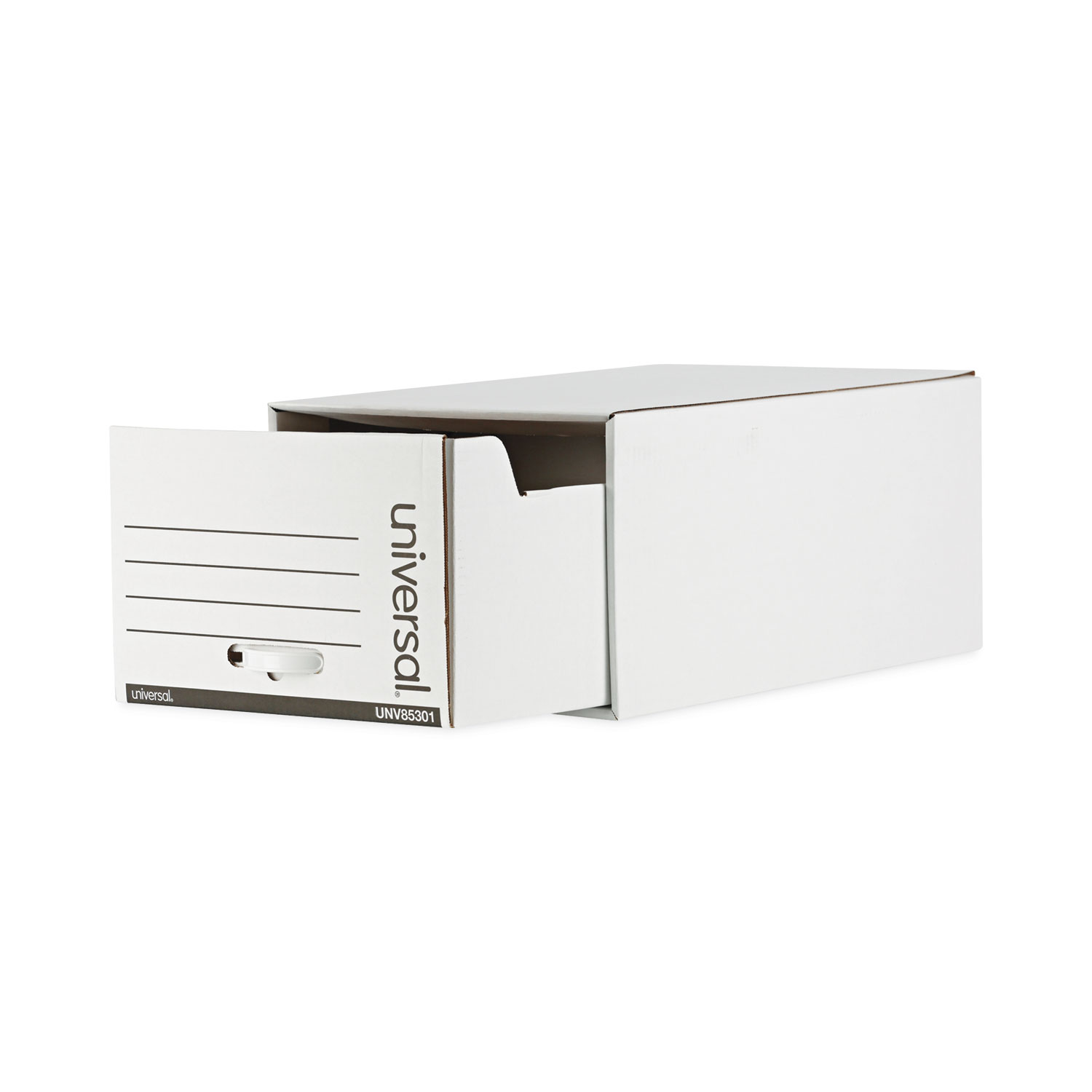 Cardboard Drawer Universal/Utility Box, Sleek Collection