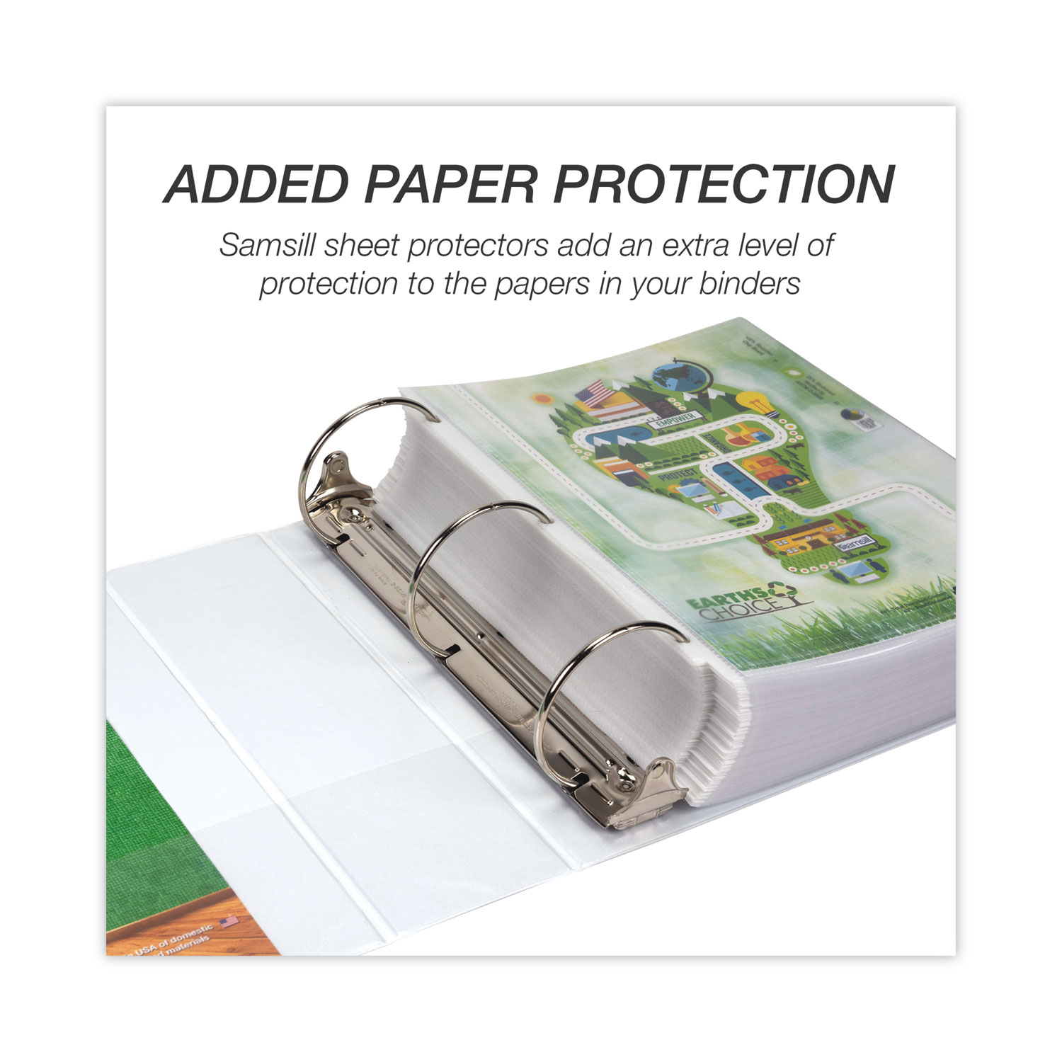  Sheet Protectors For 3 Ring Binder - 500 Premium