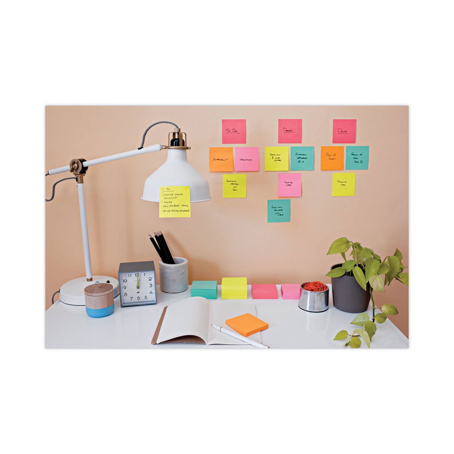 Pads in Supernova Neon Collection Colors by Post-it® Notes Super