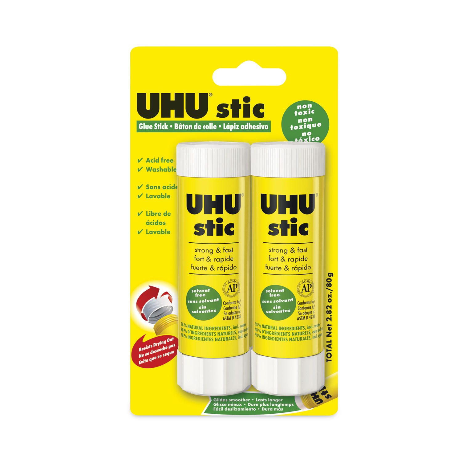 UHU Glue Stick Jumbo 1.41 oz Clear