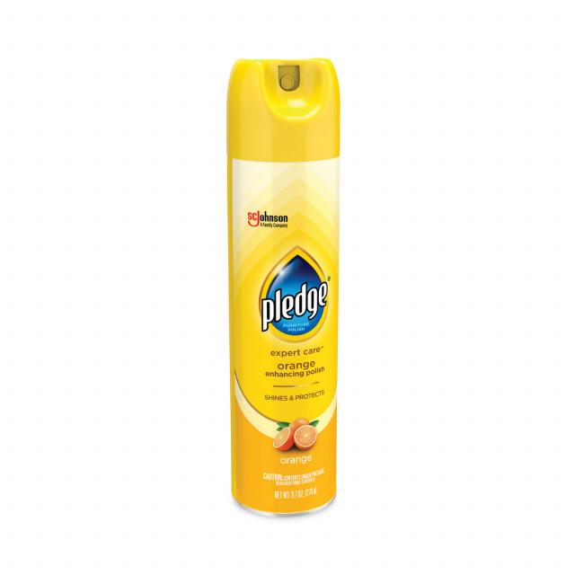 Furniture Polish, Orange, 9.7 oz Aerosol Spray, 6/Carton