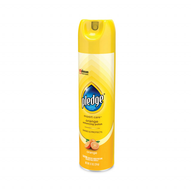 Furniture Polish, Orange, 9.7 oz Aerosol Spray, 6/Carton