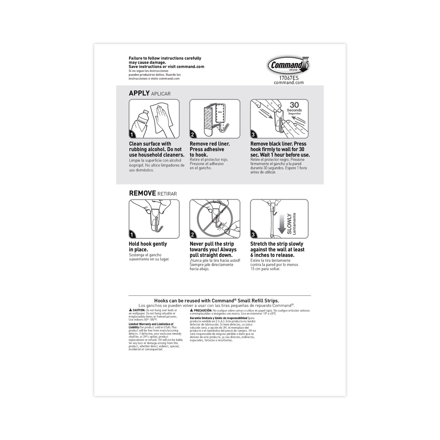 Command AD850Q-12NA Repositionable Silver Circle Hooks Hardware, 12 Count
