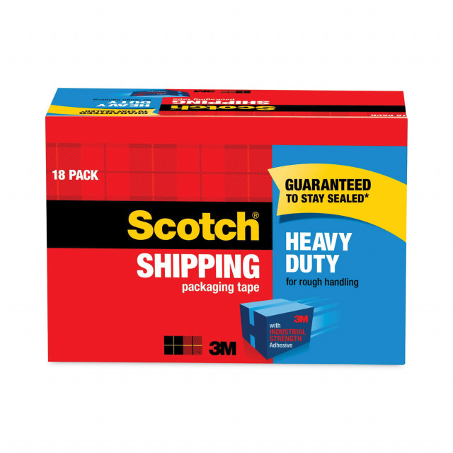 3M Scotch® 1 7/8 x 54.6 Yards Clear Heavy-Duty Shipping and Packaging Tape  with Dispenser Gun 3850-ST
