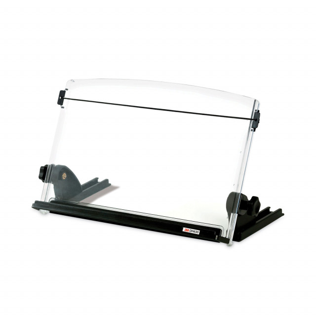 In-Line Adjustable Desktop Copyholder,150 Sheet Capacity, Plastic, Black/Clear In-Line Adjustable Desktop Copyholder,150 Sheet Capacity, Plastic, Black/Clear