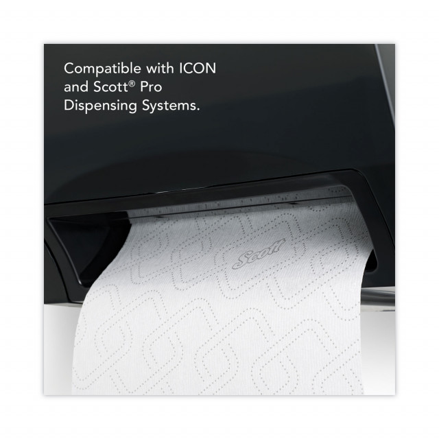 MDesign Toilet Tissue Paper Roll Holder / Dispenser, Stores 4