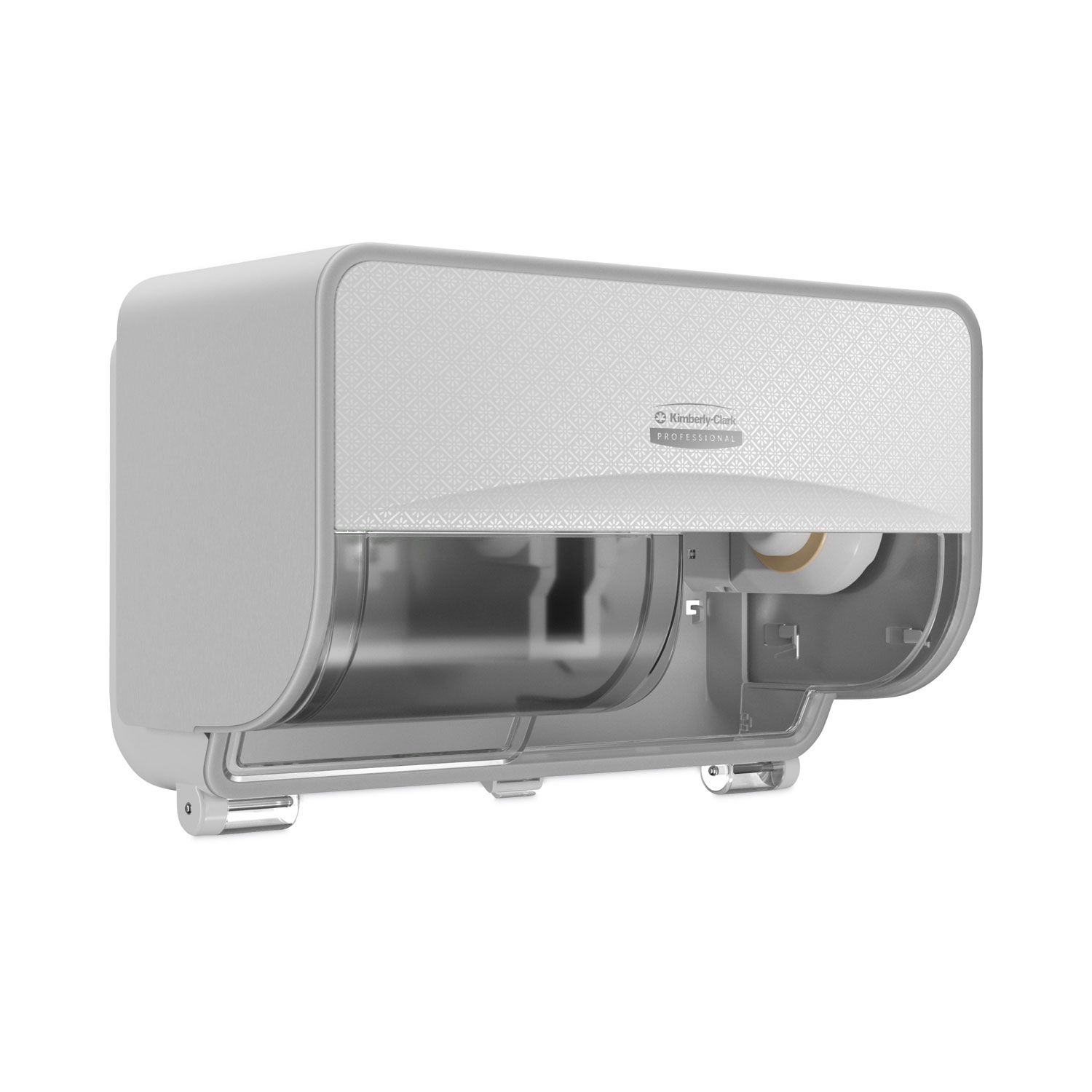 Kimberly Clark Professional Icon Coreless Standard Roll Toilet Paper Dispenser, 8.43 x 13 x 7.25, White Mosaic