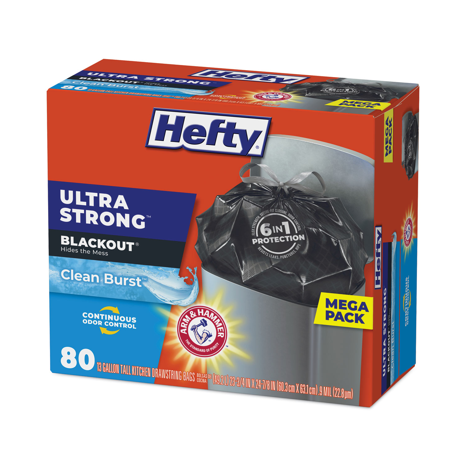 Blackout clearance trash bags