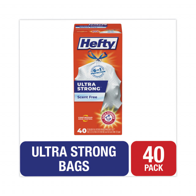 Hefty Ultra Strong Tall Kitchen Trash Bags 