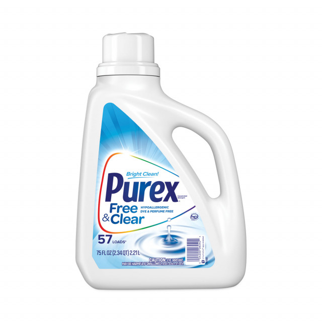 Free and Clear Liquid Laundry Detergent, Unscented, 75 oz Bottle, 6/Carton Free and Clear Liquid Laundry Detergent, Unscented, 75 oz Bottle, 6/Carton