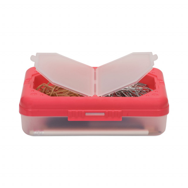 Storage Box, 5.43 x 8.25 x 2.43, Seafoam Green, Seaside Blue, Sunset Red, Sunny Yellow, 12/Carton
