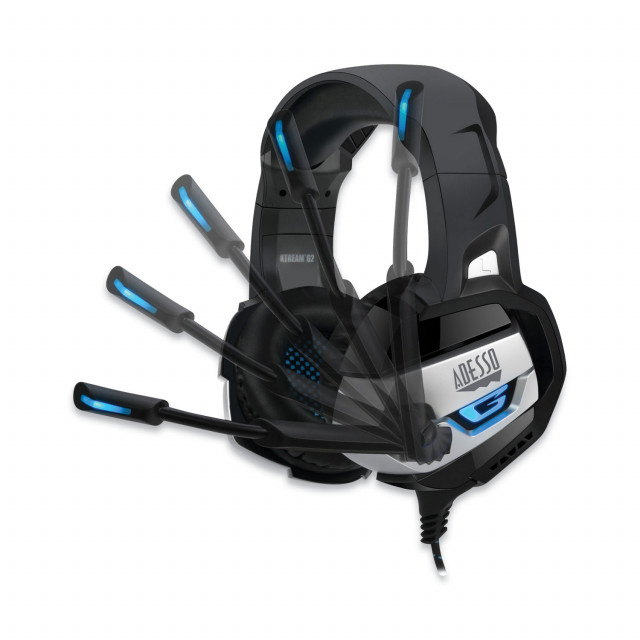 Adesso Xtream G2 Stereo USB Gaming Headphones for PC and Cloud