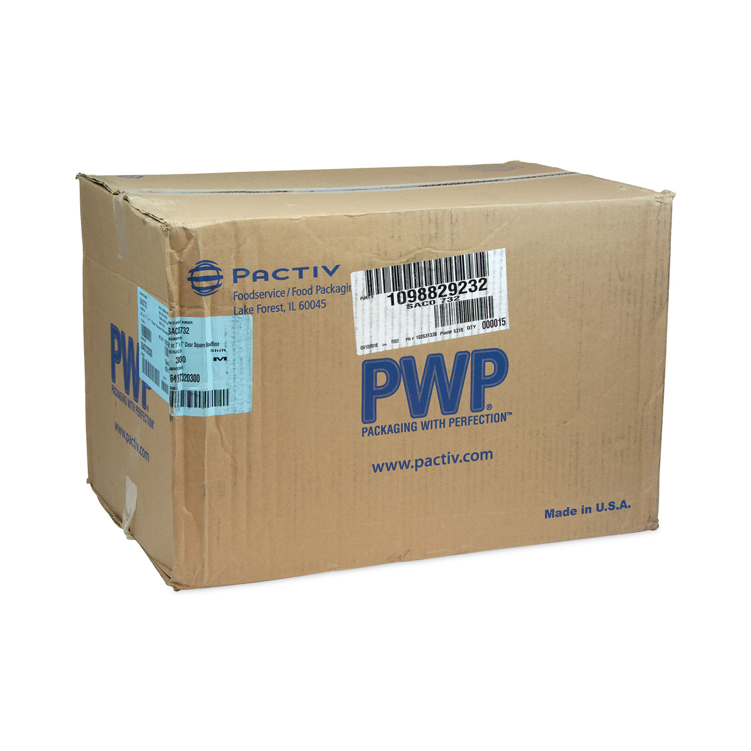 Pactiv EarthChoice Roaster Combo, Black/Clear, 7.7 x 4.5 x 4.5, 110/Carton