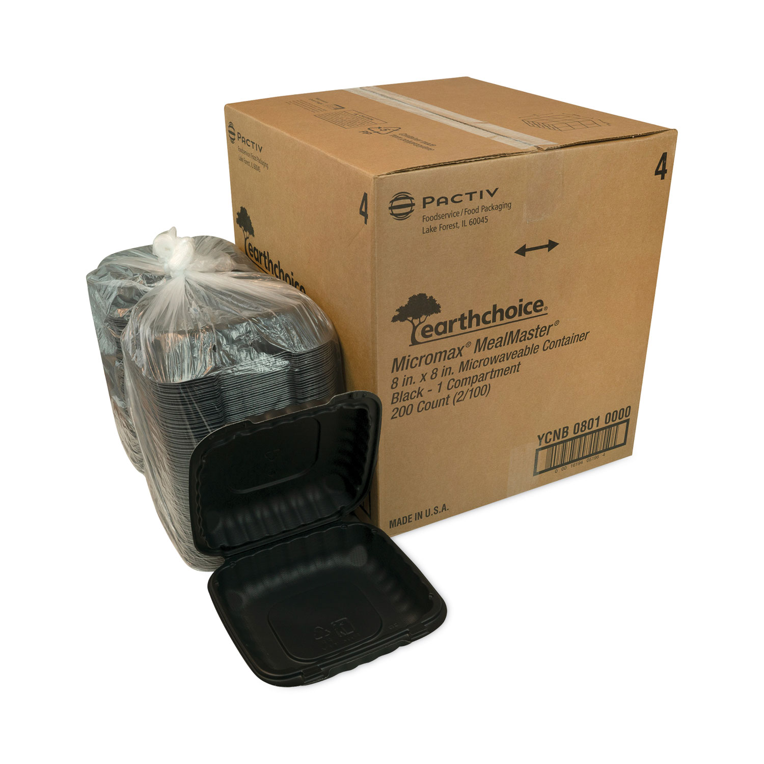 Pactiv SmartLock® Large Carry-Out Container