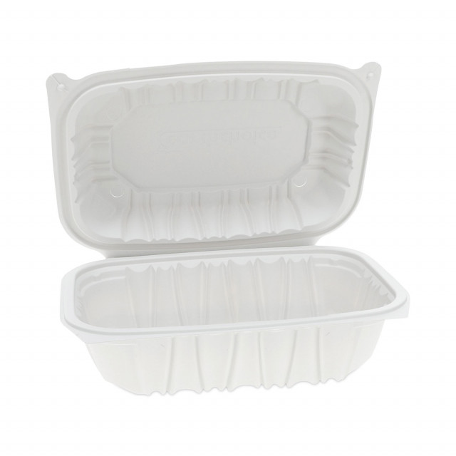 Stock Your Home 6 x 6 Clamshell Takeout Box (50 Count) - Foam Containers  for Food - Small to Go Containers - Insulated Styrofoam Containers for  Food