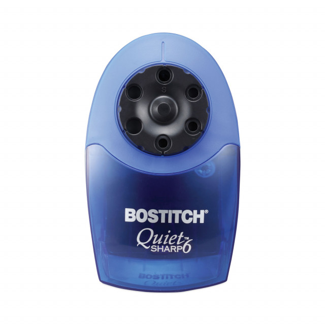 Bostitch® QuietSharp 6 Classroom Electric Pencil Sharpener, AC-Powered,  6.13 x 10.69 x 9, Blue