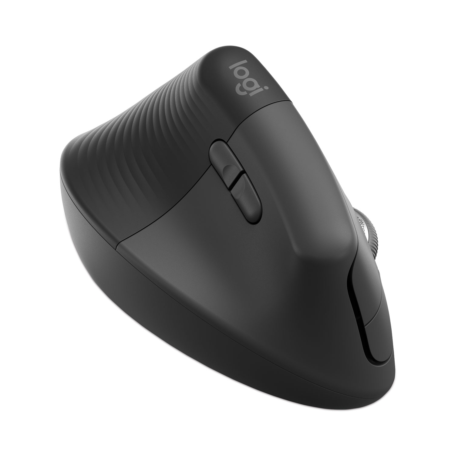 Logitech® Lift for Business Vertical Ergonomic Mouse, 2.4 GHz Frequency/32  ft Wireless Range, Left Hand Use, Graphite