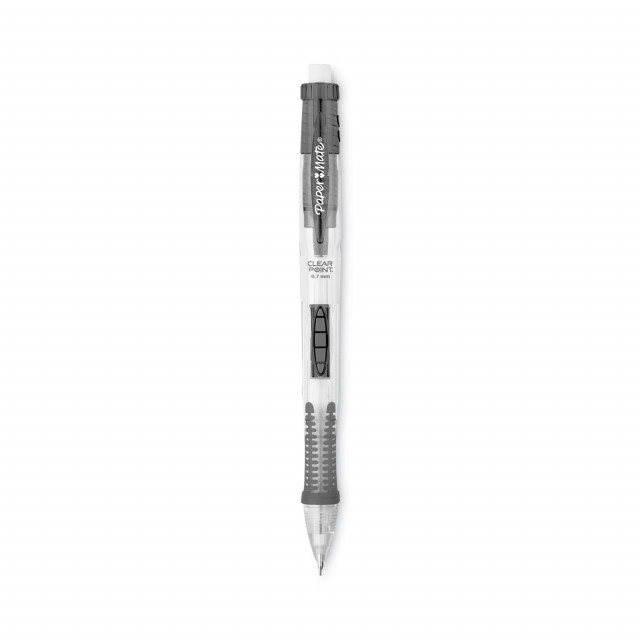 Clear Point Mechanical Pencil, 0.5 mm, HB (#2), Black Lead, Black