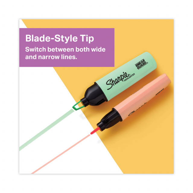 Highlighters, Clear View Highlighters with See-Through Chisel Tip
