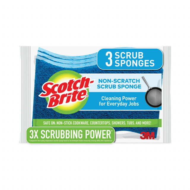 Non-Scratch Multi-Purpose Scrub Sponge, 4.4 x 2.6, 0.8