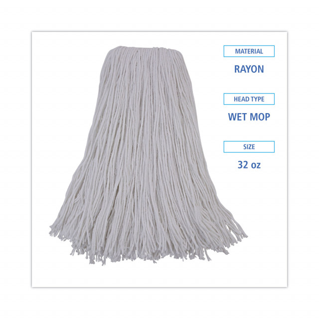 Premium Color-Coded Wet Mop - Wide Band