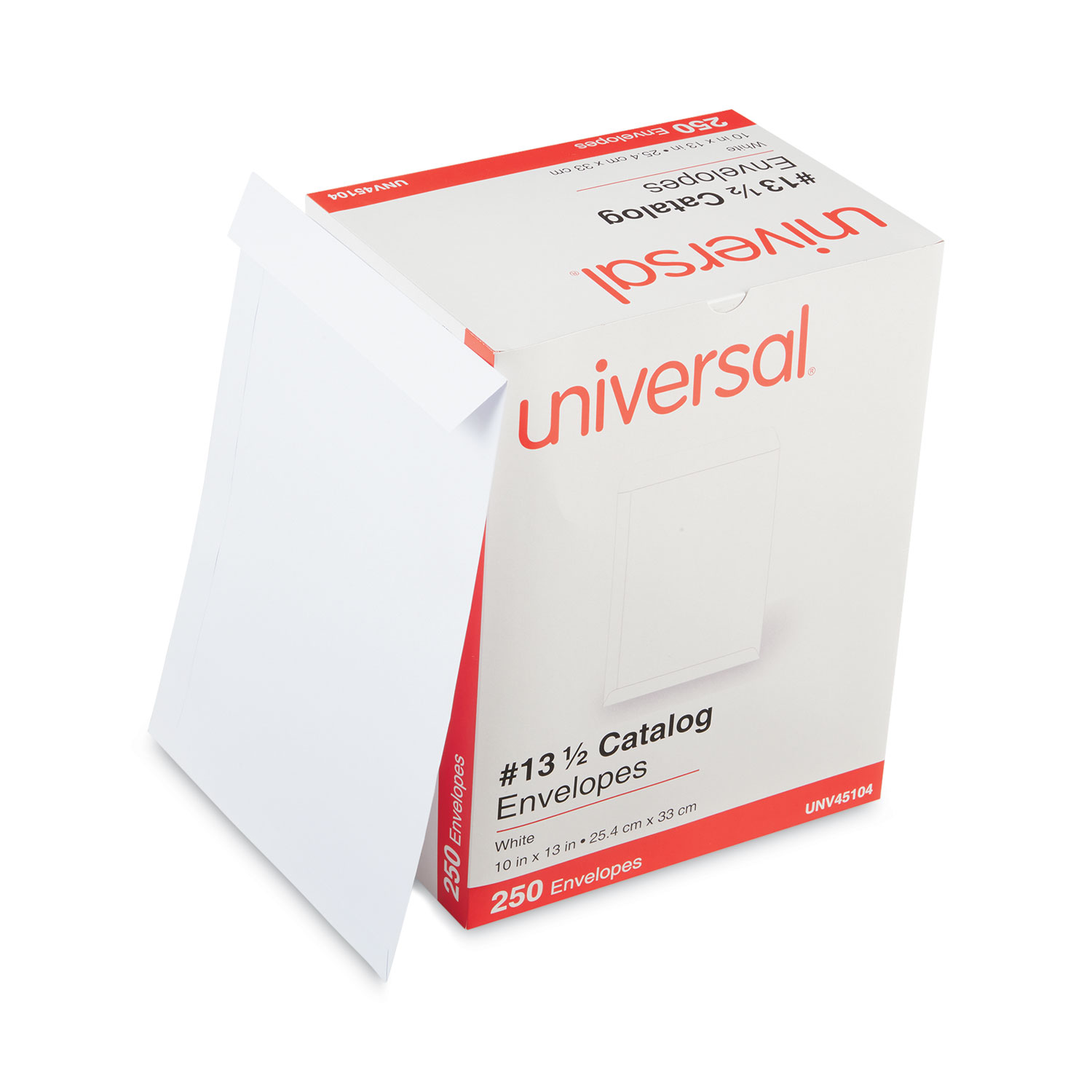 Universal Catalog Envelope, Centro Costura, X 12, Luz Marrón, 250/caja  (41105) Oficina Y Papelería 