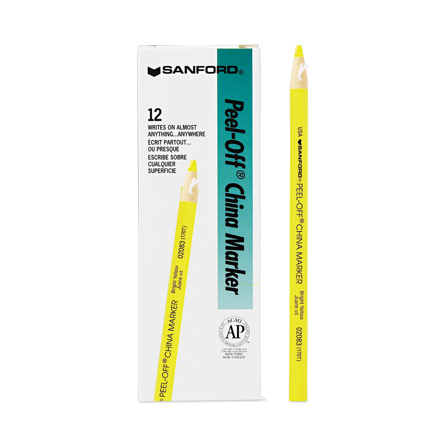 Sharpie 2059, 2060, 2072, 2083, 2086, 2089 Peel-Off China Markers, Box –  Value Products Global