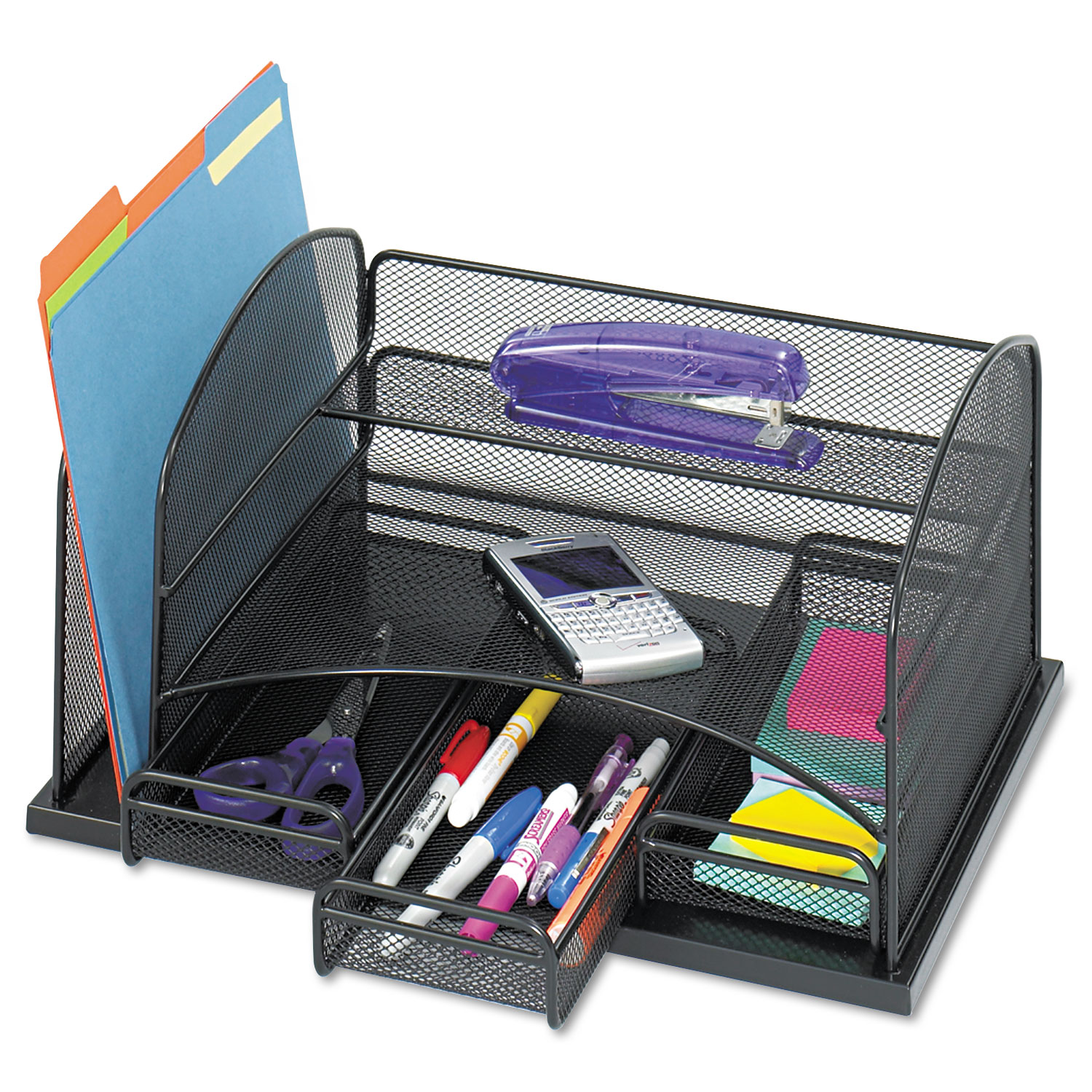 Safco Pencil Drawer, 21W x 16D x 2H, Black Only - 19400