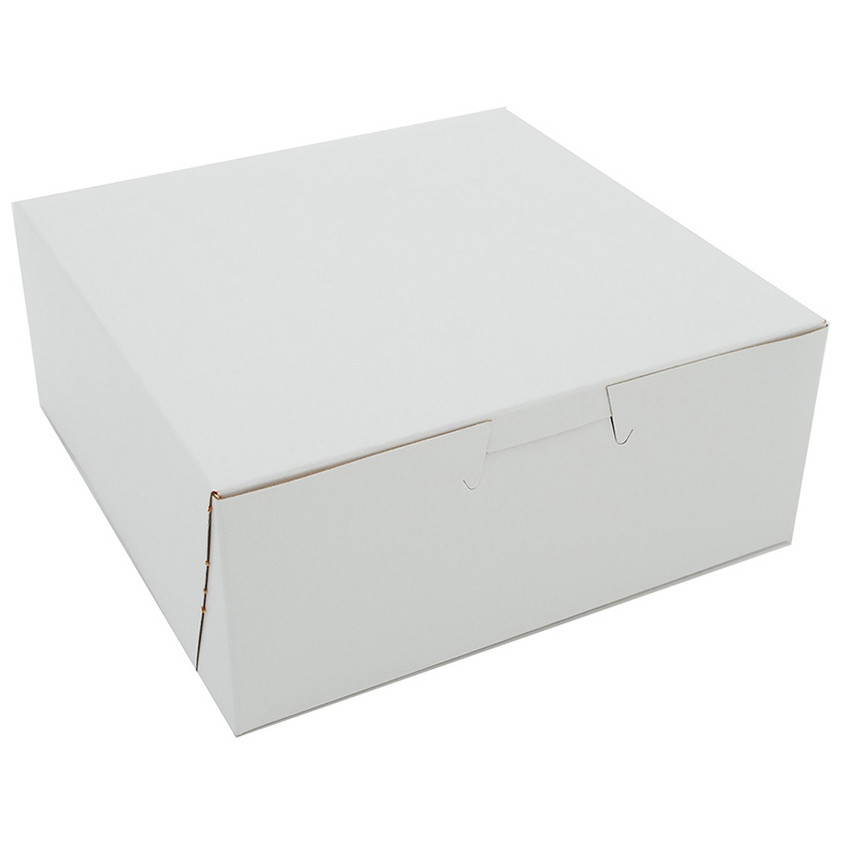 ホワイト ボックス Boxit Corporation Lock Corner 1-Piece Clay-Coated Cardboard