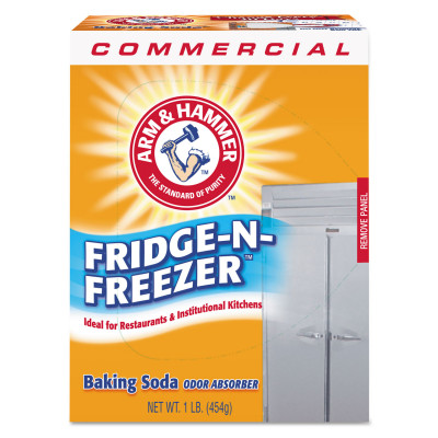 Fridge-N-Freezer Pack Baking Soda, Unscented, Powder, 16 oz, 12/Carton Fridge-N-Freezer Pack Baking Soda, Unscented, Powder, 16 oz, 12/Carton