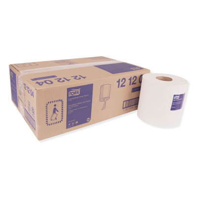 Centerfeed Hand Towel, 2-Ply, 7.6 x 11.8, White, 600/Roll, 6 Rolls/Carton Centerfeed Hand Towel, 2-Ply, 7.6 x 11.8, White, 600/Roll, 6 Rolls/Carton