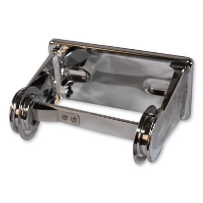 Single Roll Toilet Tissue Dispenser, 6.5 x 4.5 x 2.75, Chrome, 1 Dozen Single Roll Toilet Tissue Dispenser, 6.5 x 4.5 x 2.75, Chrome, 1 Dozen