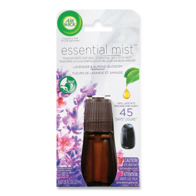 Essential Mist Refill, Lavender and Almond Blossom, 0.67 oz Bottle, 6/Carton Essential Mist Refill, Lavender and Almond Blossom, 0.67 oz Bottle, 6/Carton