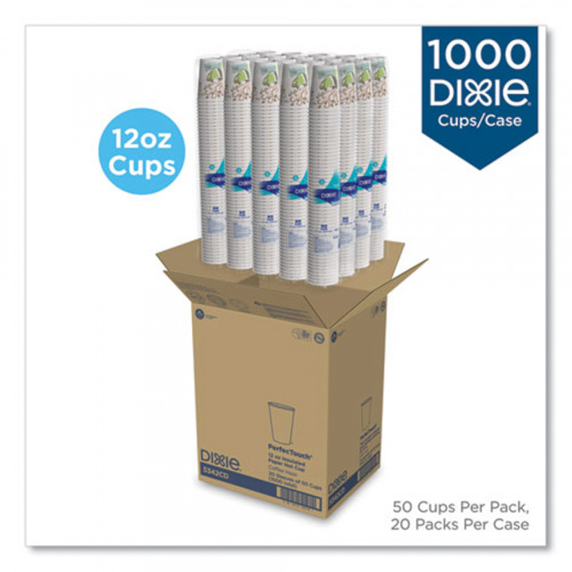 DIXIE PerfecTouch 10 oz. Disposable Paper Cups, Hot Drinks, Coffee Haze  Design, 25-Sleeve, 20-Sleeves/Carton DXE5310DX - The Home Depot