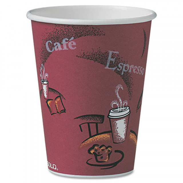 [100 Pack] 12 oz Hot Beverage Disposable White Paper Coffee Cup with Black  Dome Lid and Kraft Sleeve Combo, Small Tall