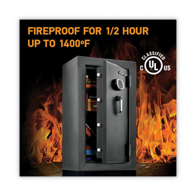 EF4738E Safe, 4.71 cu ft, 21.7w x 19d x 37.7h, Black EF4738E Safe, 4.71 cu ft, 21.7w x 19d x 37.7h, Black