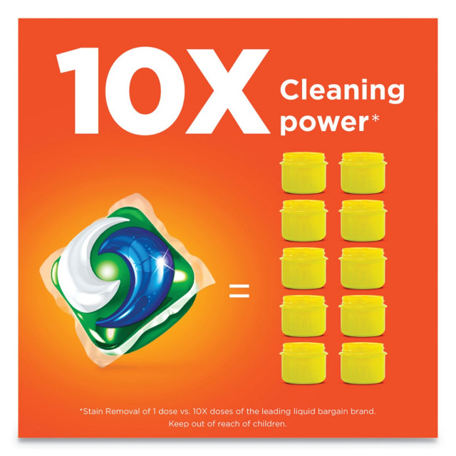 Pods, Laundry Detergent, Spring Meadow, 35/Pack, 4 Packs/Carton Pods, Laundry Detergent, Spring Meadow, 35/Pack, 4 Packs/Carton