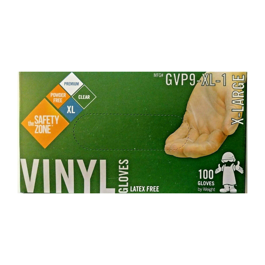  GCP7903  Globe Vinyl Powder Free Medical Gloves - 4mil