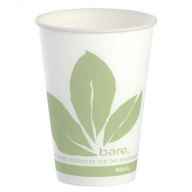 Solo Flat Bottom 7 oz Cold Cup Printed Waxed Paper Cups 2000/case - Body  One Products